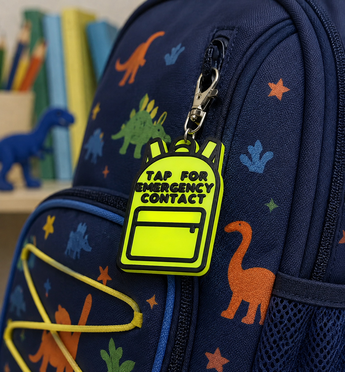 Kids Backpack NFC Emergency Contact Tag