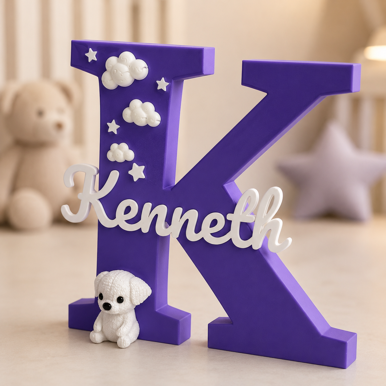 Personalised 3D Initial & Name Sign